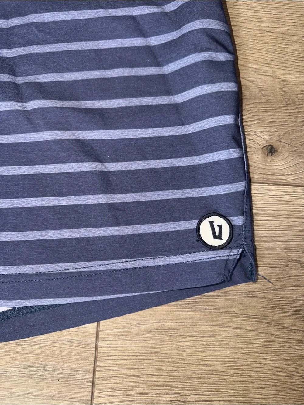 VUORI Blue Striped Men’s Swim Trunks Size 36